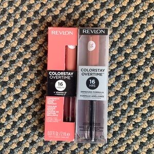 Revlon Colorstay Overtime 510 Boundless Nude / 550 Blush Hour set of 2